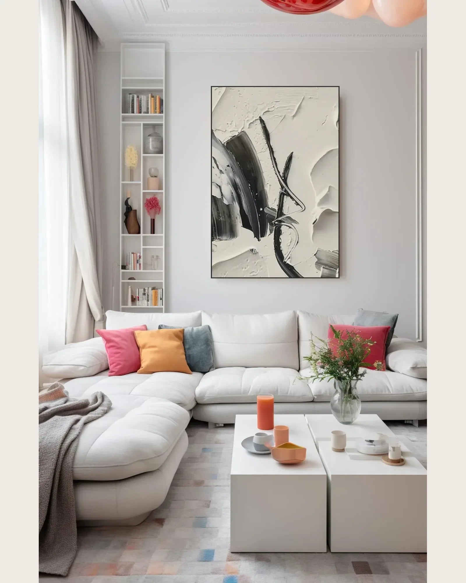 Minimalist Texture Canvas Painting No.035