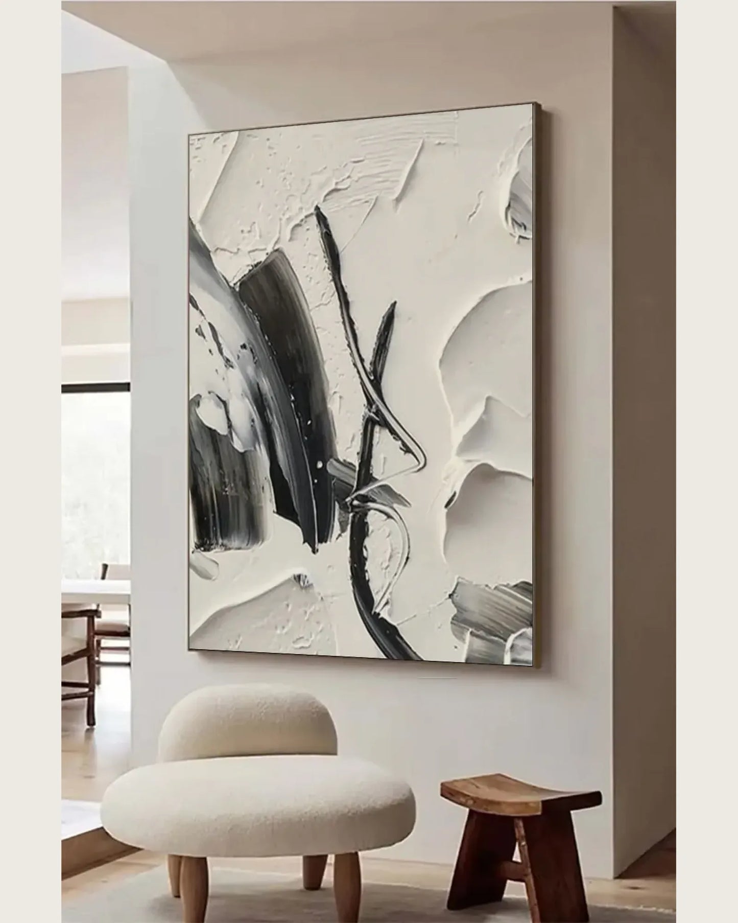Minimalist Texture Canvas Painting No.035