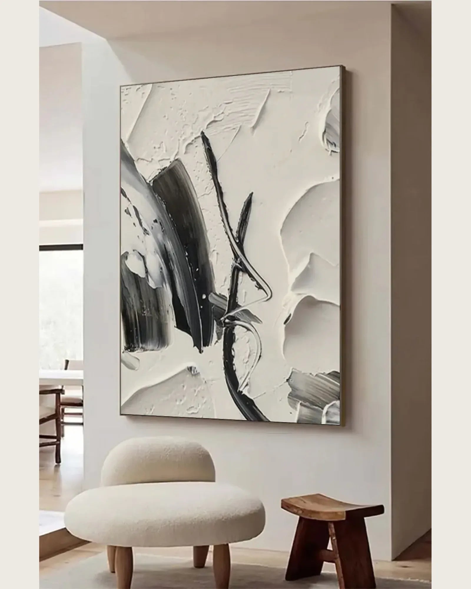 Minimalist Texture Canvas Painting No.035