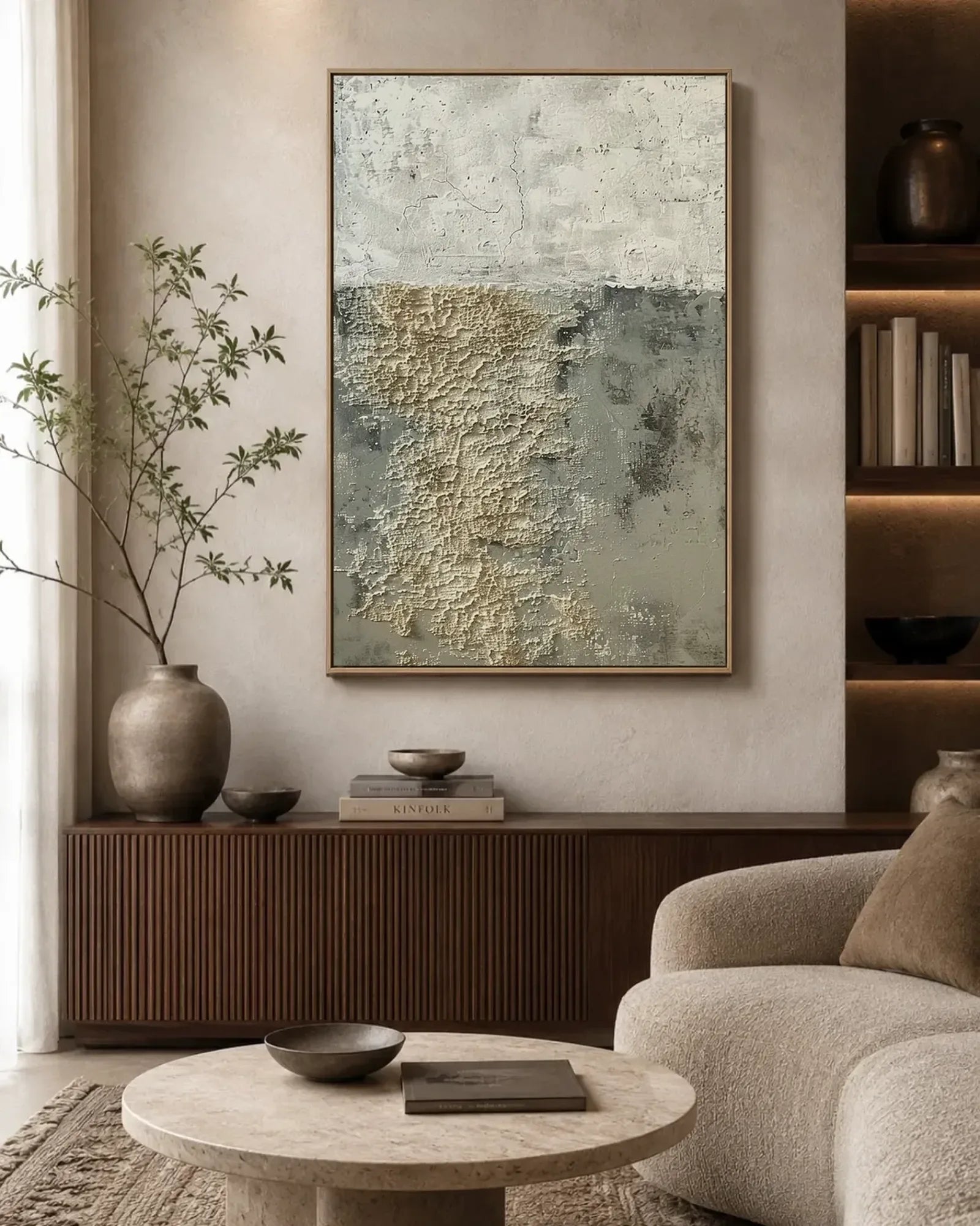 Minimalist Wabi Sabi Canvas Art No.017