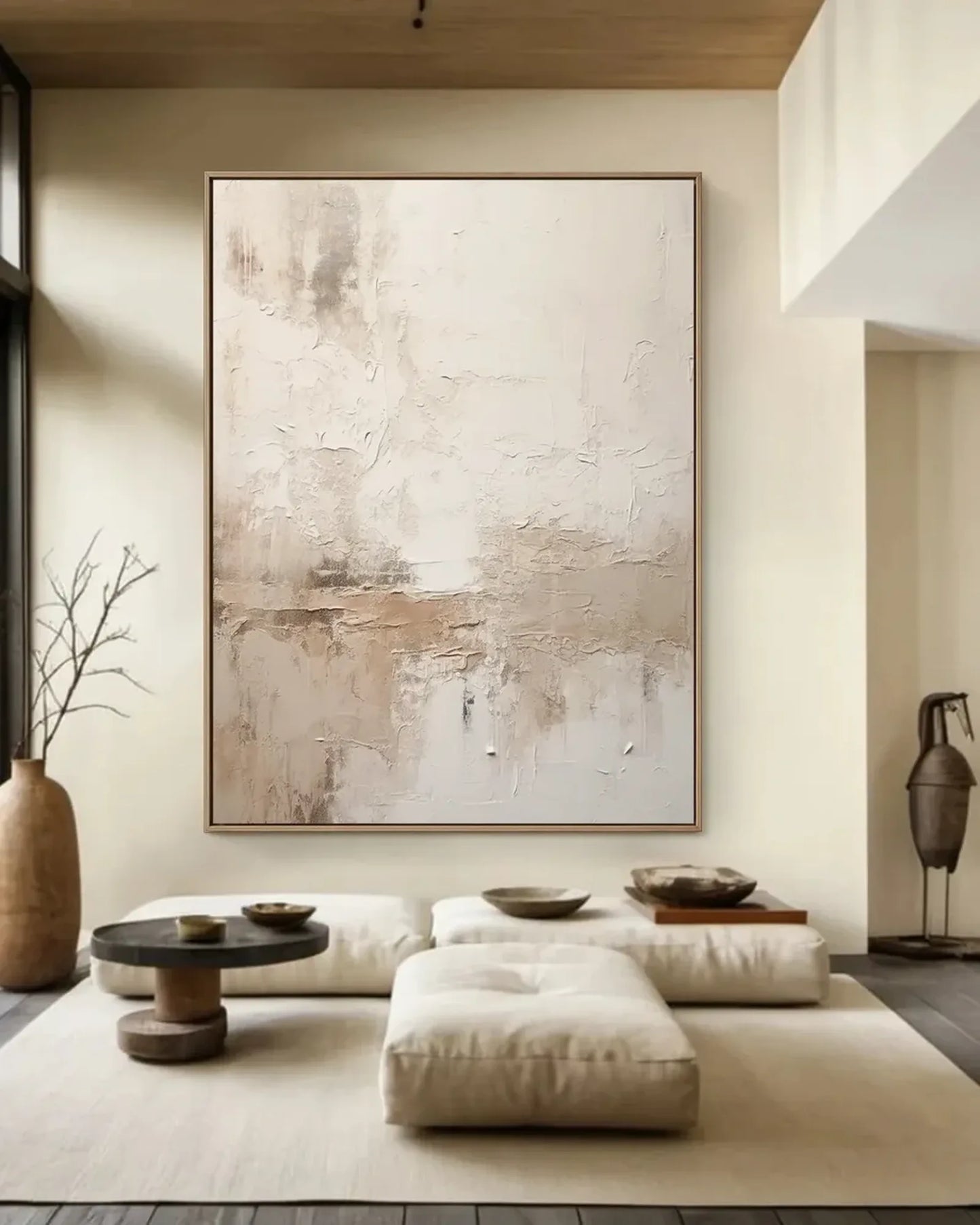 Minimalist Wabi Sabi Canvas Painting No.020