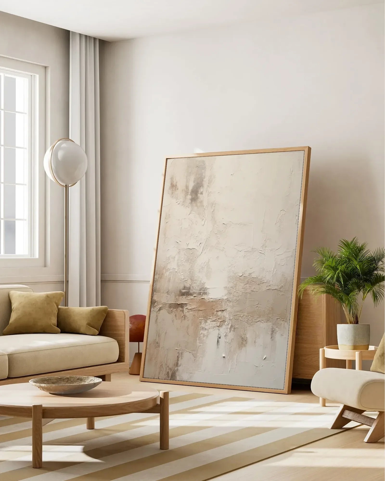 Minimalist Wabi Sabi Canvas Painting No.020