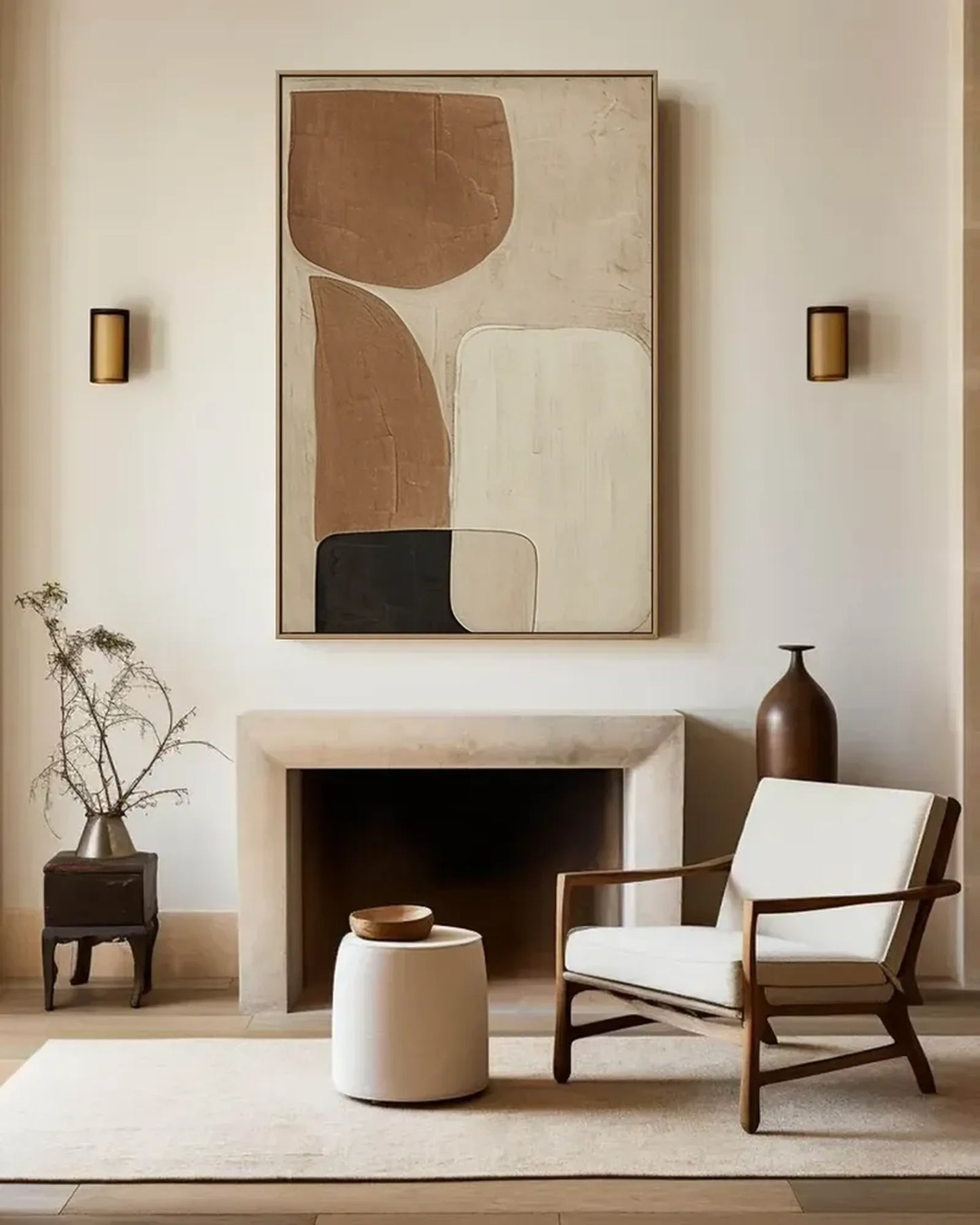 Minimalist Wabi Sabi Wall Decor No.019
