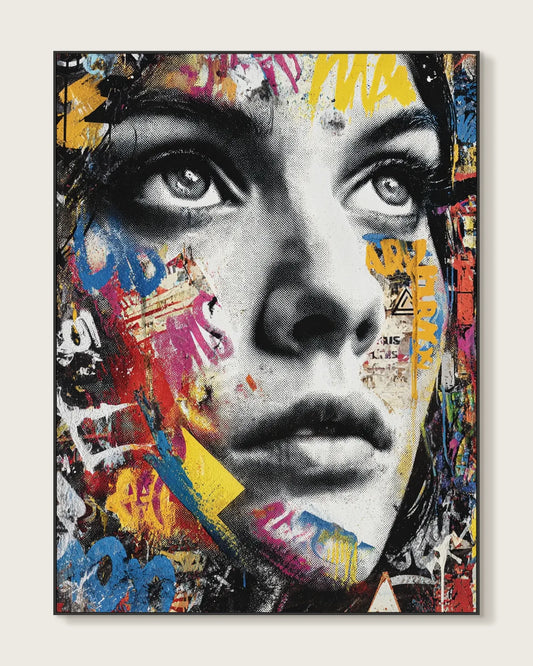 Modern Cartoon Street Art No.030
