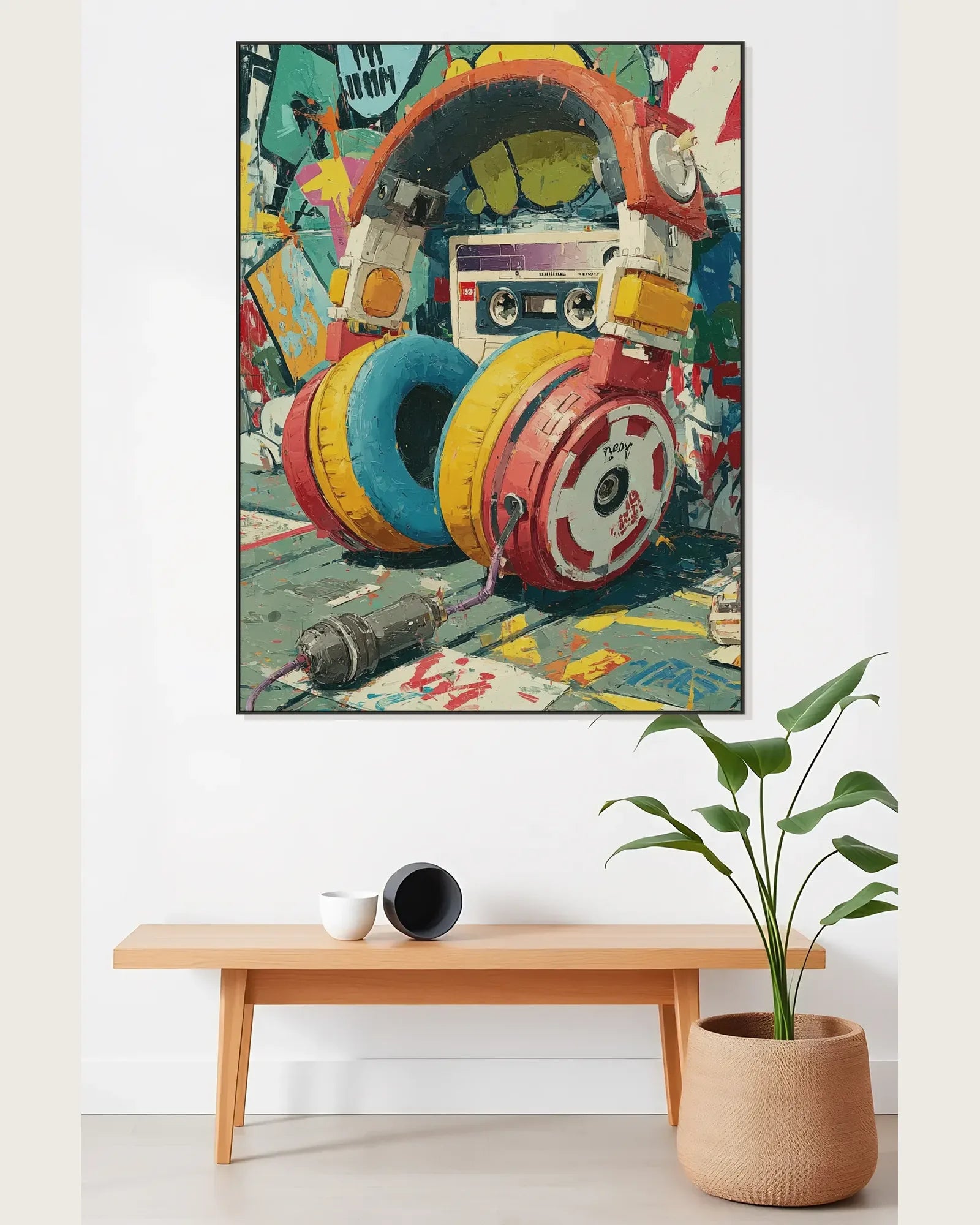 Modern Cartoon Street Canvas Art No.029