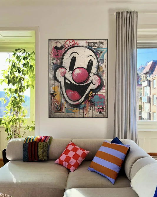 Modern Cartoon Street Canvas Painting No.028