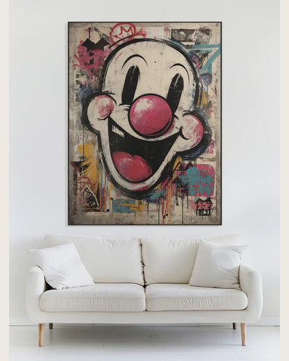 Modern Cartoon Street Canvas Painting No.028
