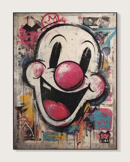 Modern Cartoon Street Canvas Painting No.028