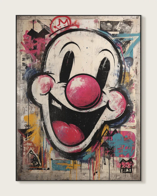 Modern Cartoon Street Canvas Painting No.028