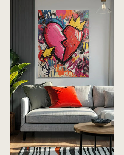 Modern Cartoon Street Wall Art No.025