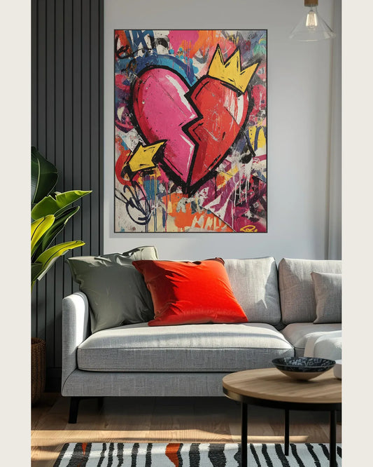 Modern Cartoon Street Wall Art No.025