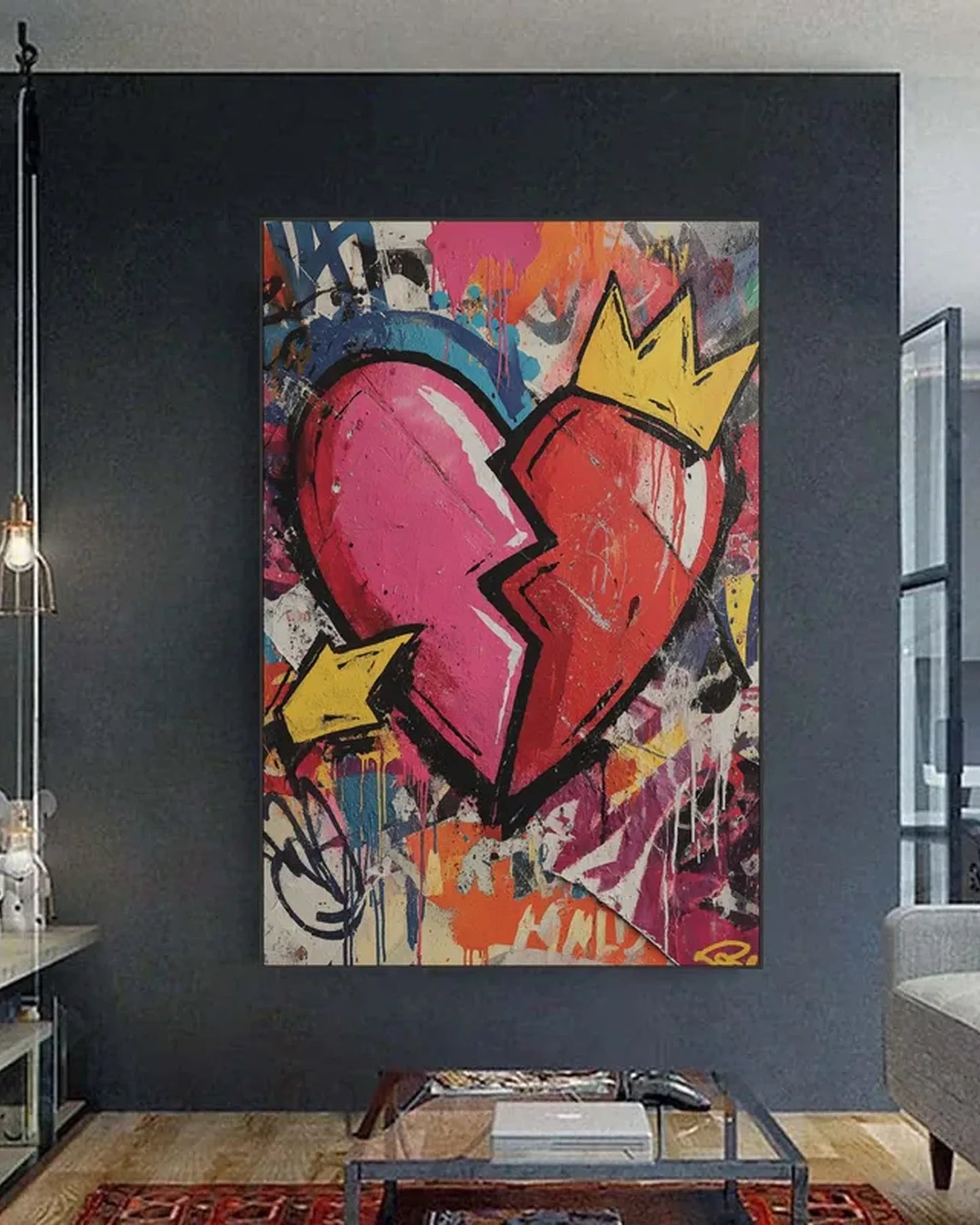 Modern Cartoon Street Wall Art No.025