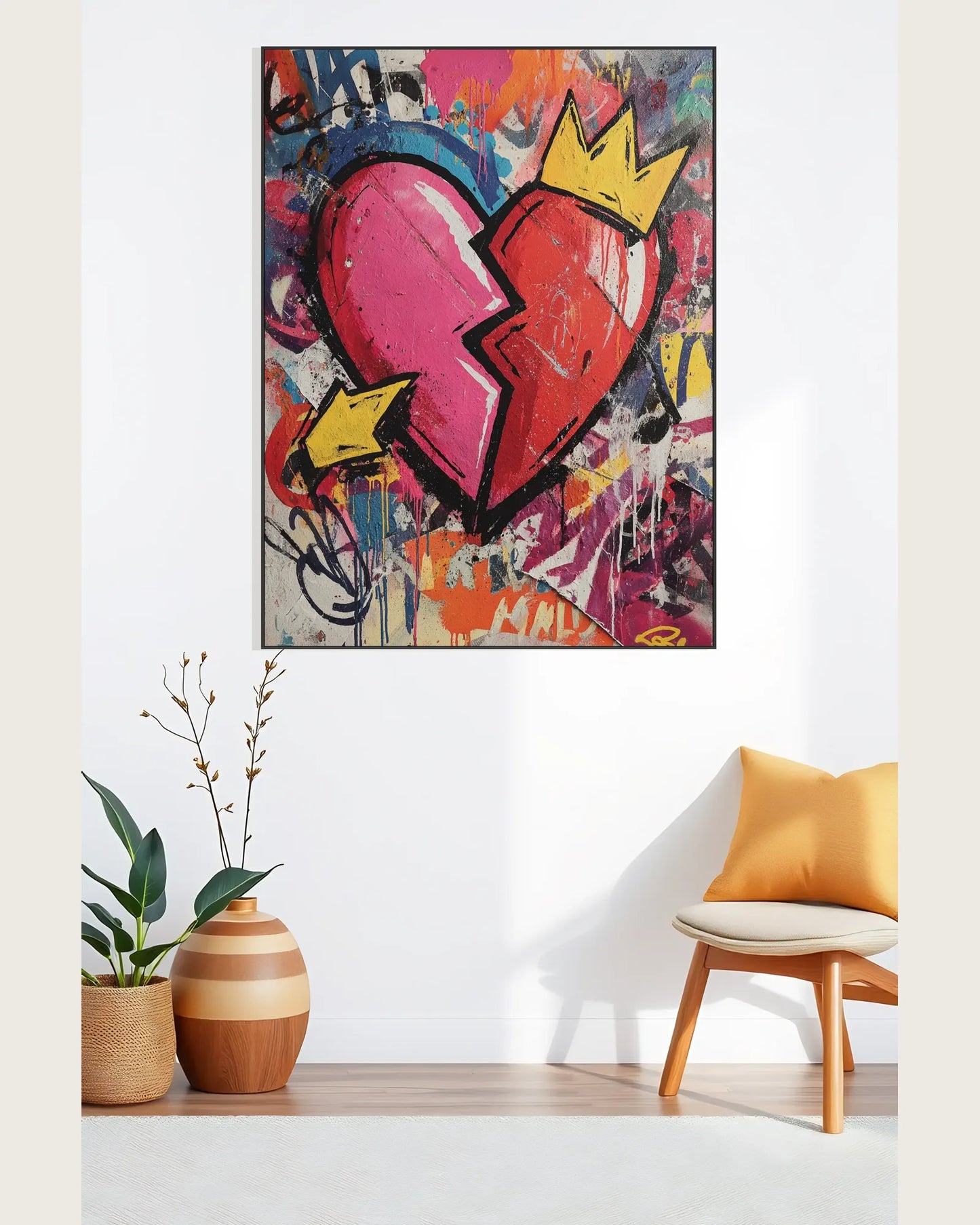 Modern Cartoon Street Wall Art No.025
