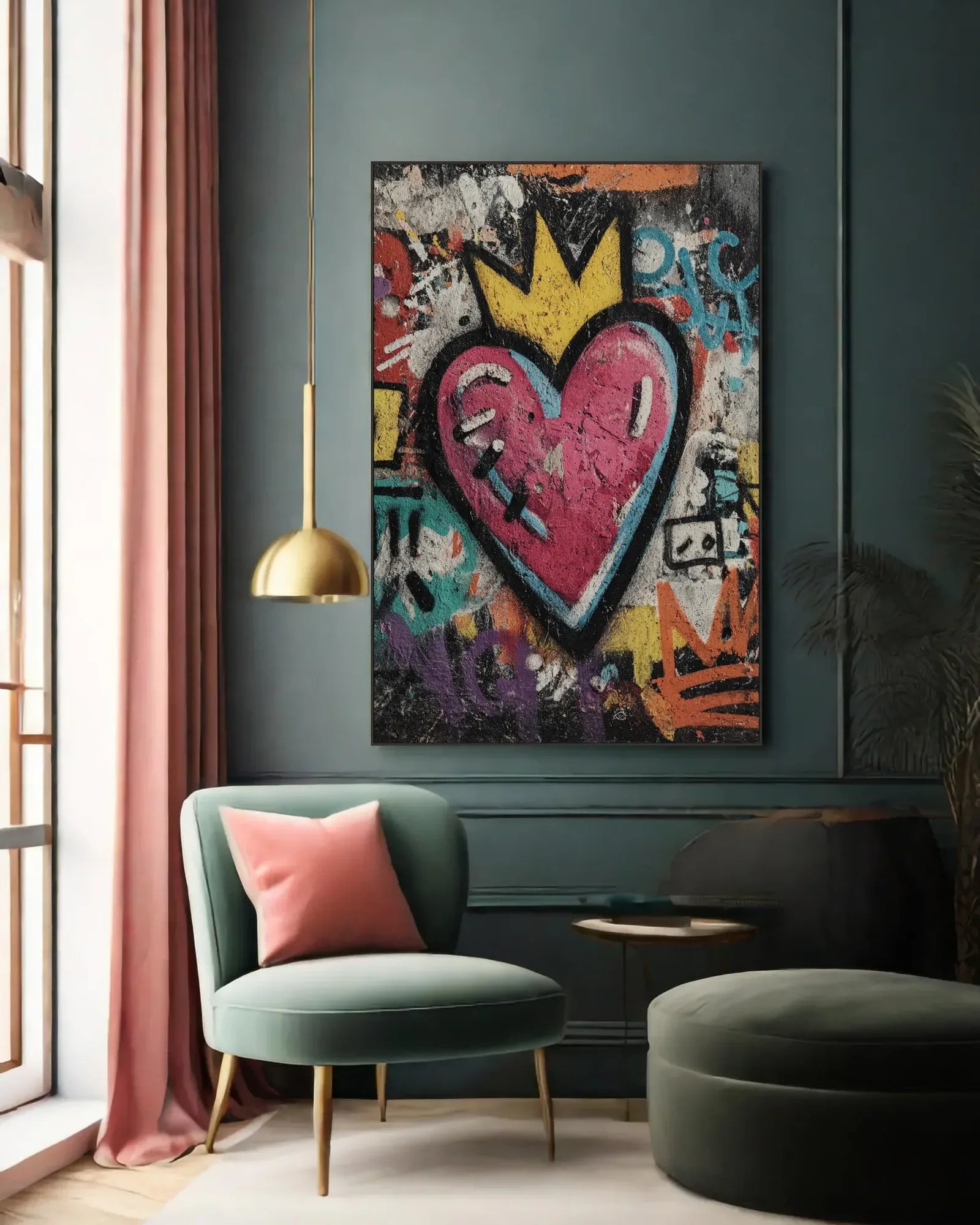 Modern Cartoon Street Wall Decor No.027