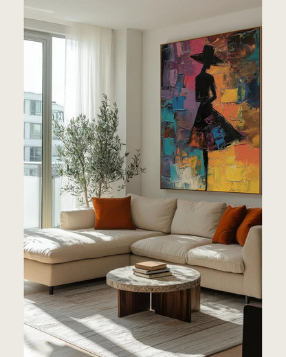 Modern Colorful Art On Canvas for Living Room No.019