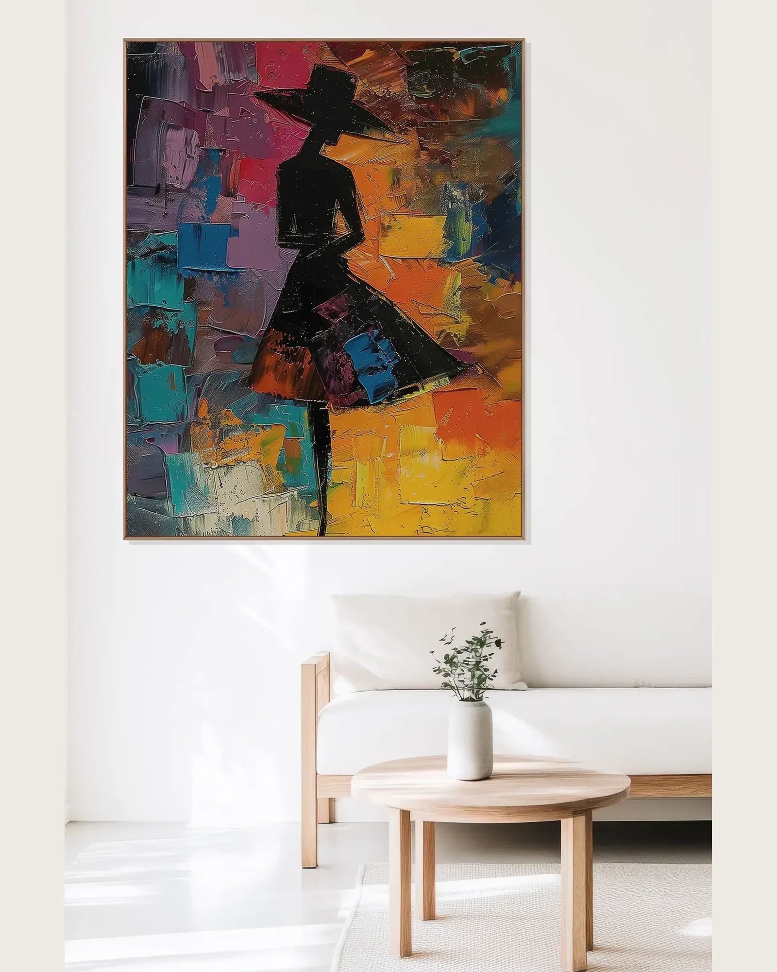 Modern Colorful Art On Canvas for Living Room No.019