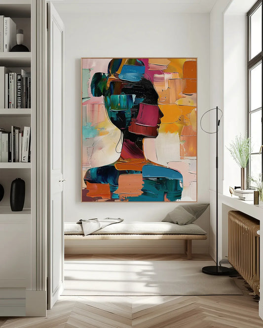 Modern Colorful Art Wall Painting for Modern Home No.028