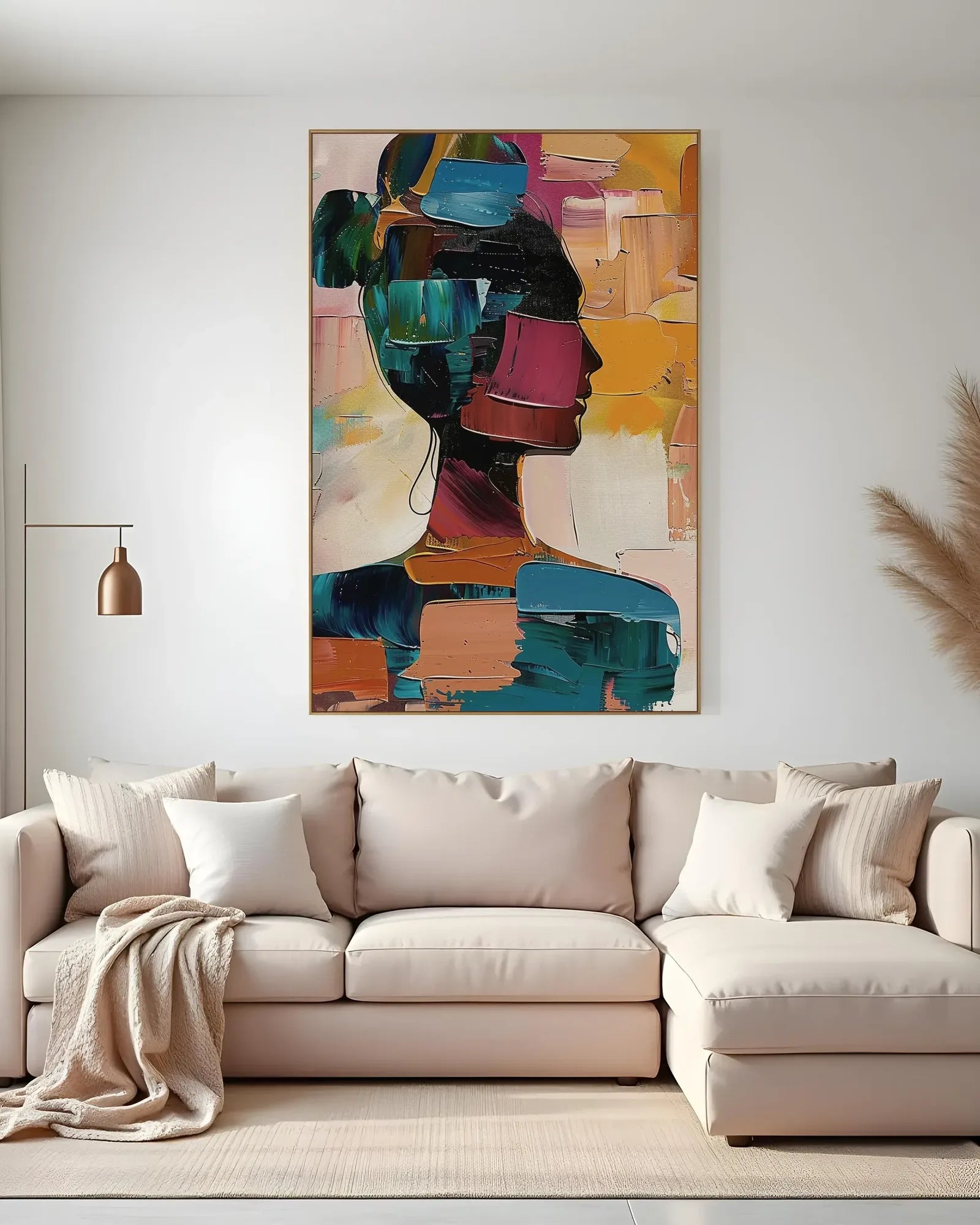 Modern Colorful Art Wall Painting for Modern Home No.028