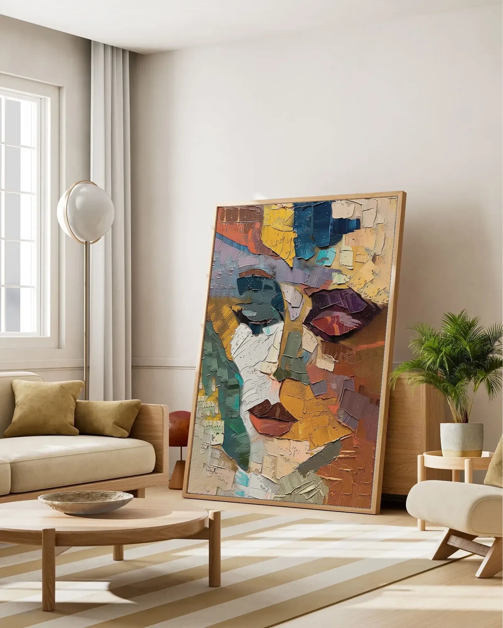 Modern Colorful Canvas Art for Bedroom No.020
