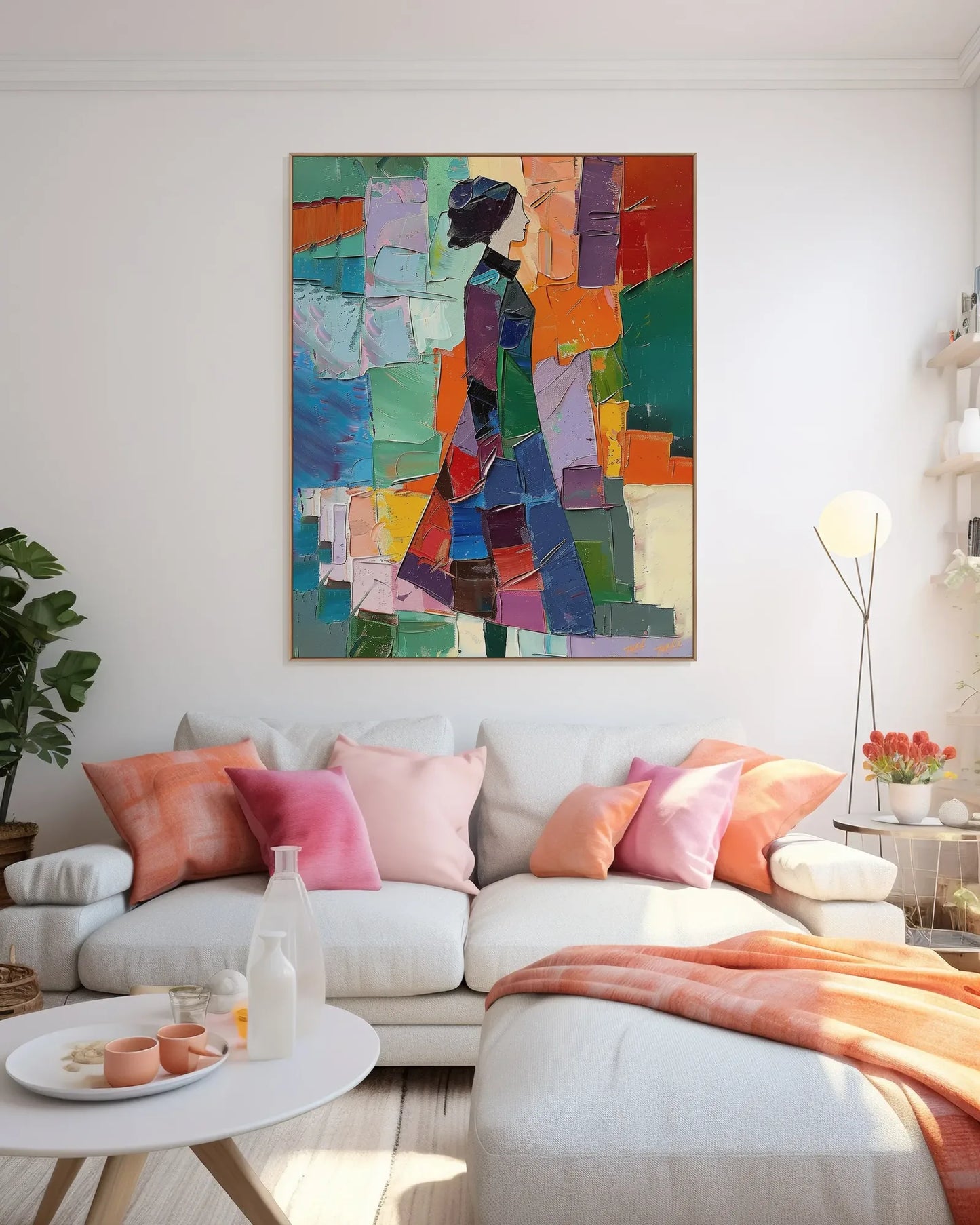 Modern Colorful Canvas Artwork for Office No.024