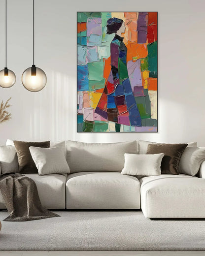 Modern Colorful Canvas Artwork for Office No.024