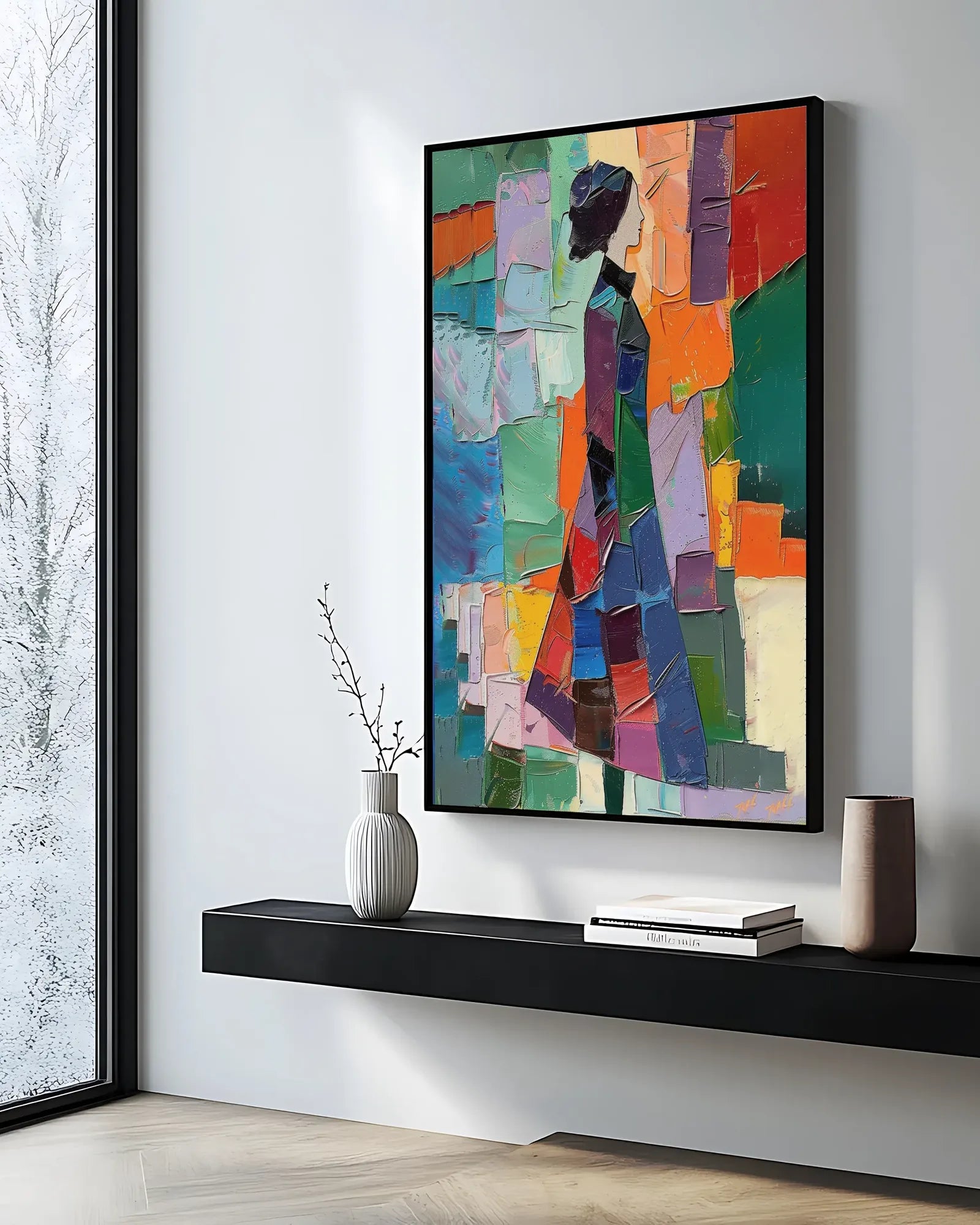 Modern Colorful Canvas Artwork for Office No.024