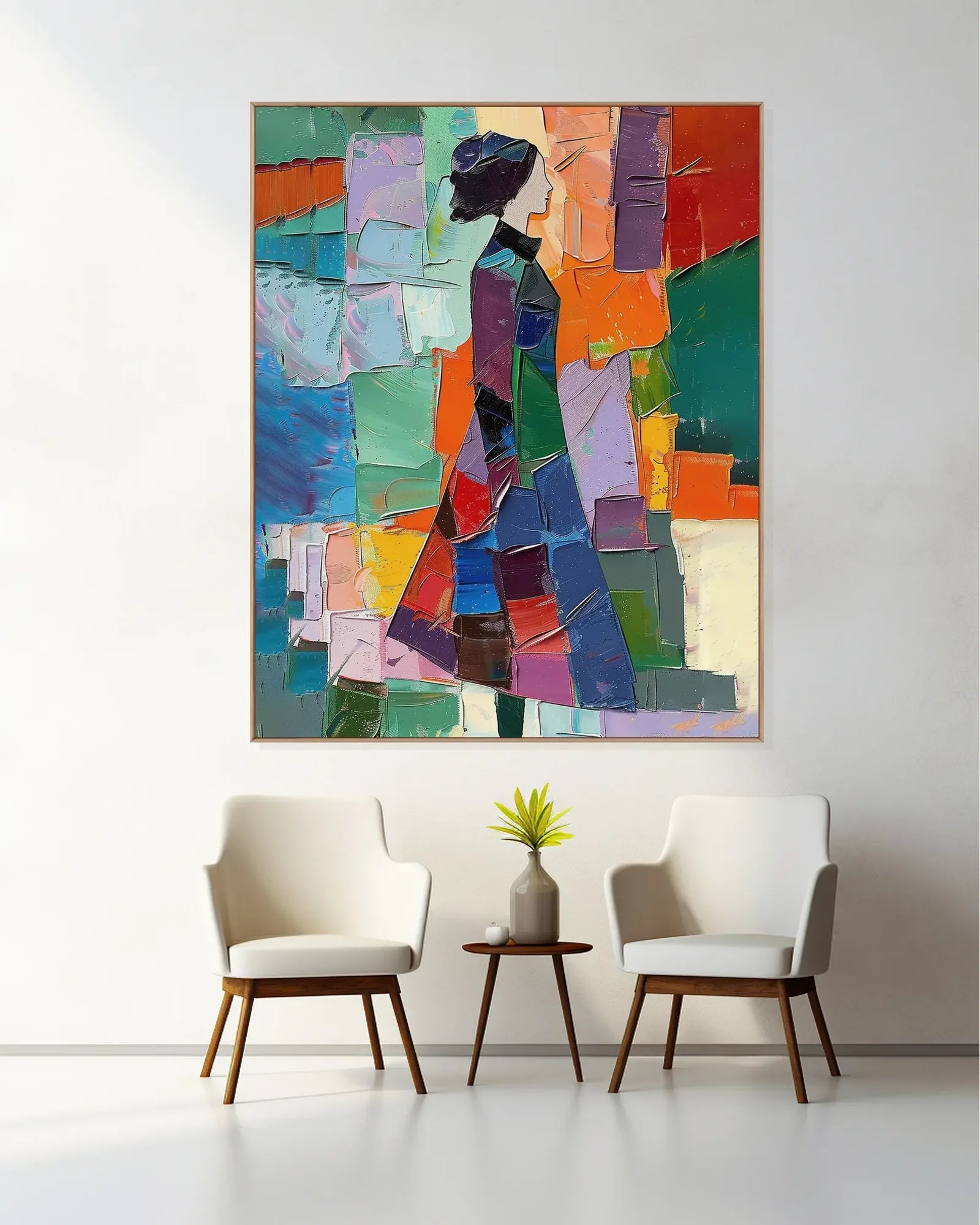 Modern Colorful Canvas Artwork for Office No.024