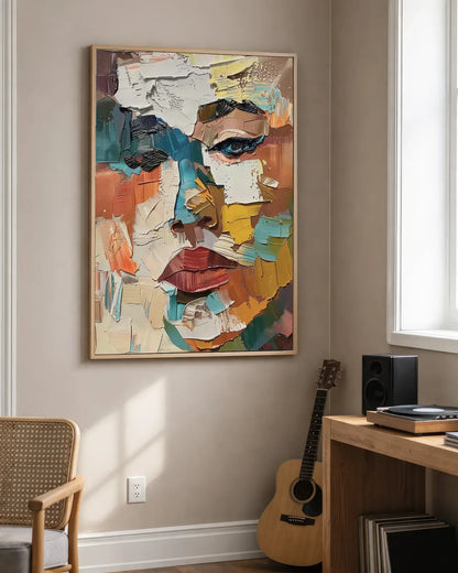 Modern Colorful Canvas Painting for Dining Room No.022