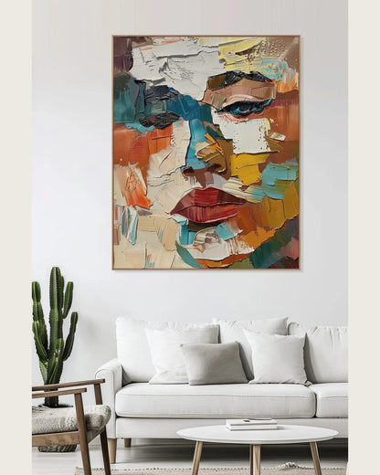 Modern Colorful Canvas Painting for Dining Room No.022