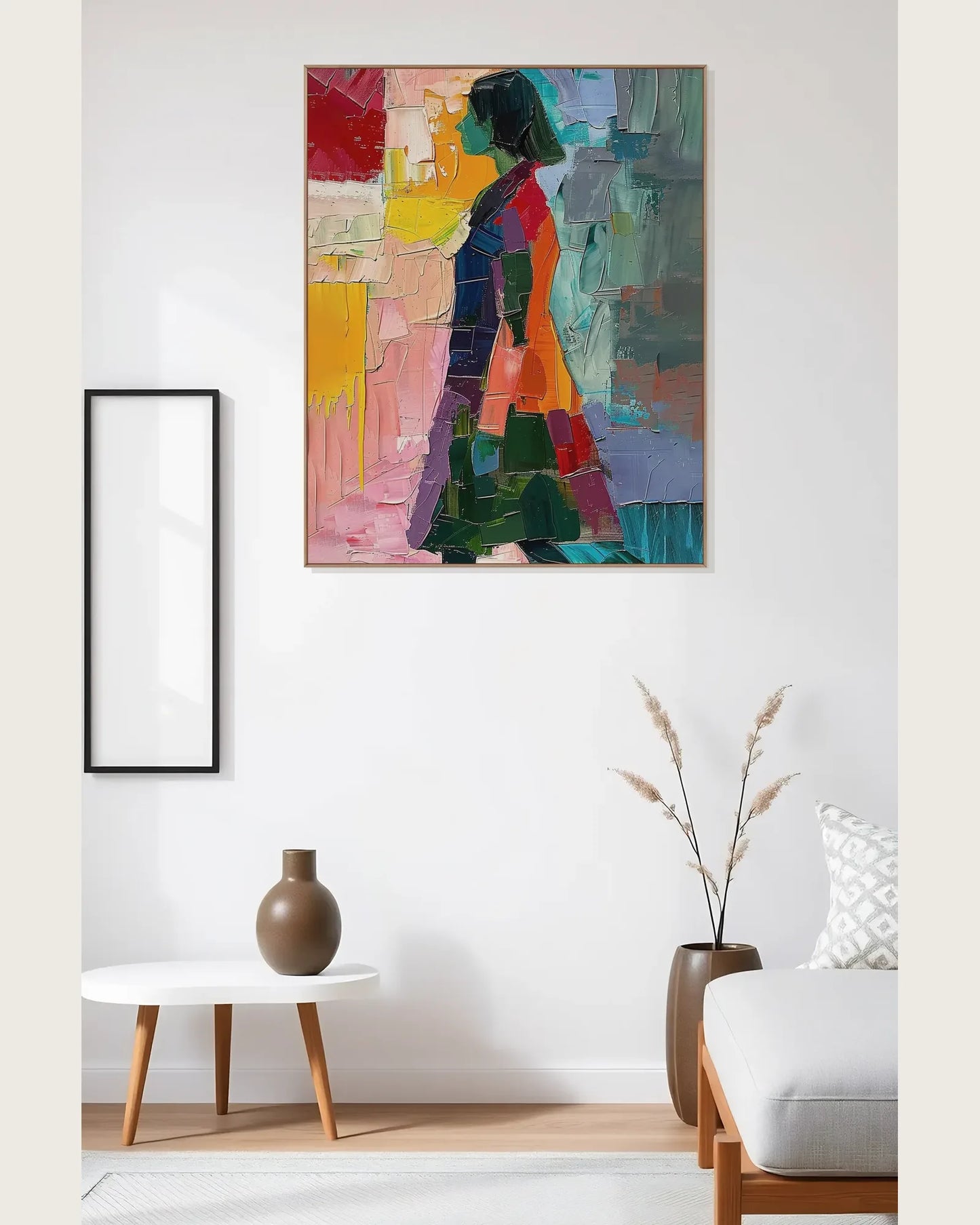 Modern Colorful Canvas Wall Art for Apartment No.027