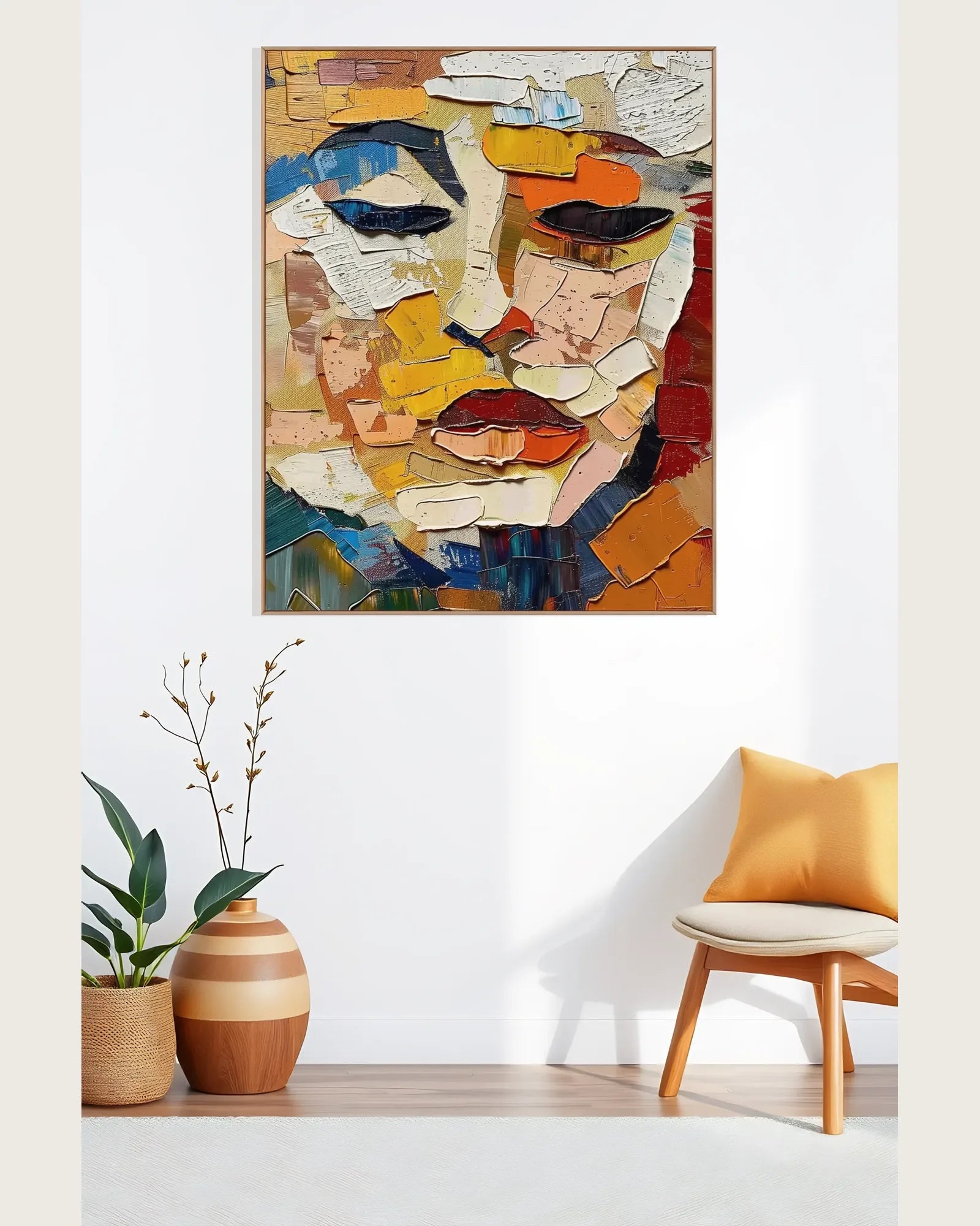 Modern Colorful Contemporary Art for Entryway No.025