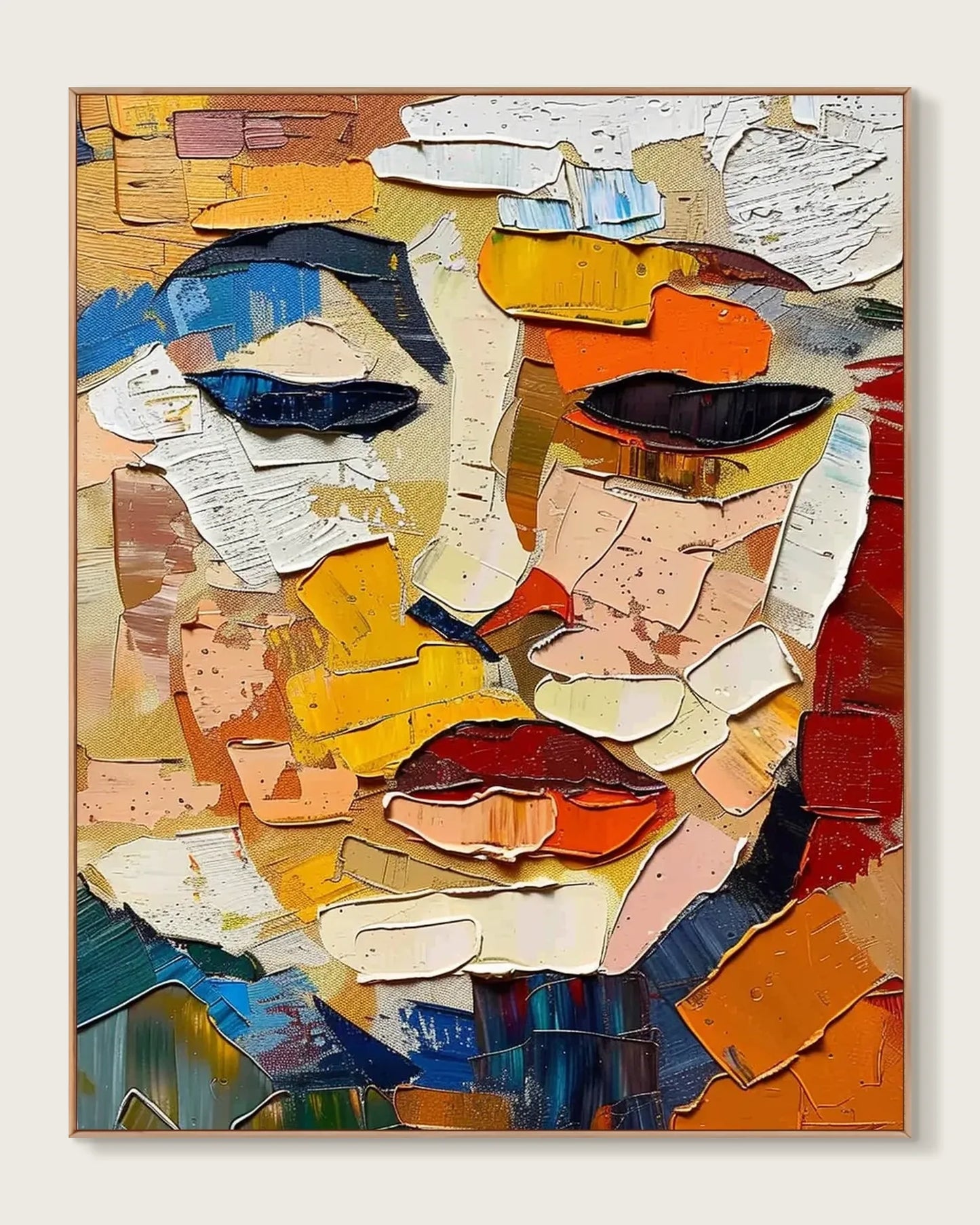 Modern Colorful Contemporary Art for Entryway No.025