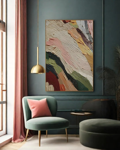 Modern Colorful Painting On Canvas for Living Room No.018