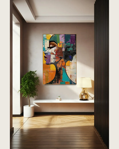 Modern Colorful Wall Artwork for Dining Room No.023