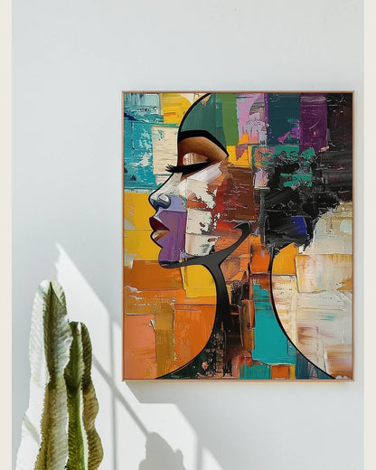Modern Colorful Wall Artwork for Dining Room No.023