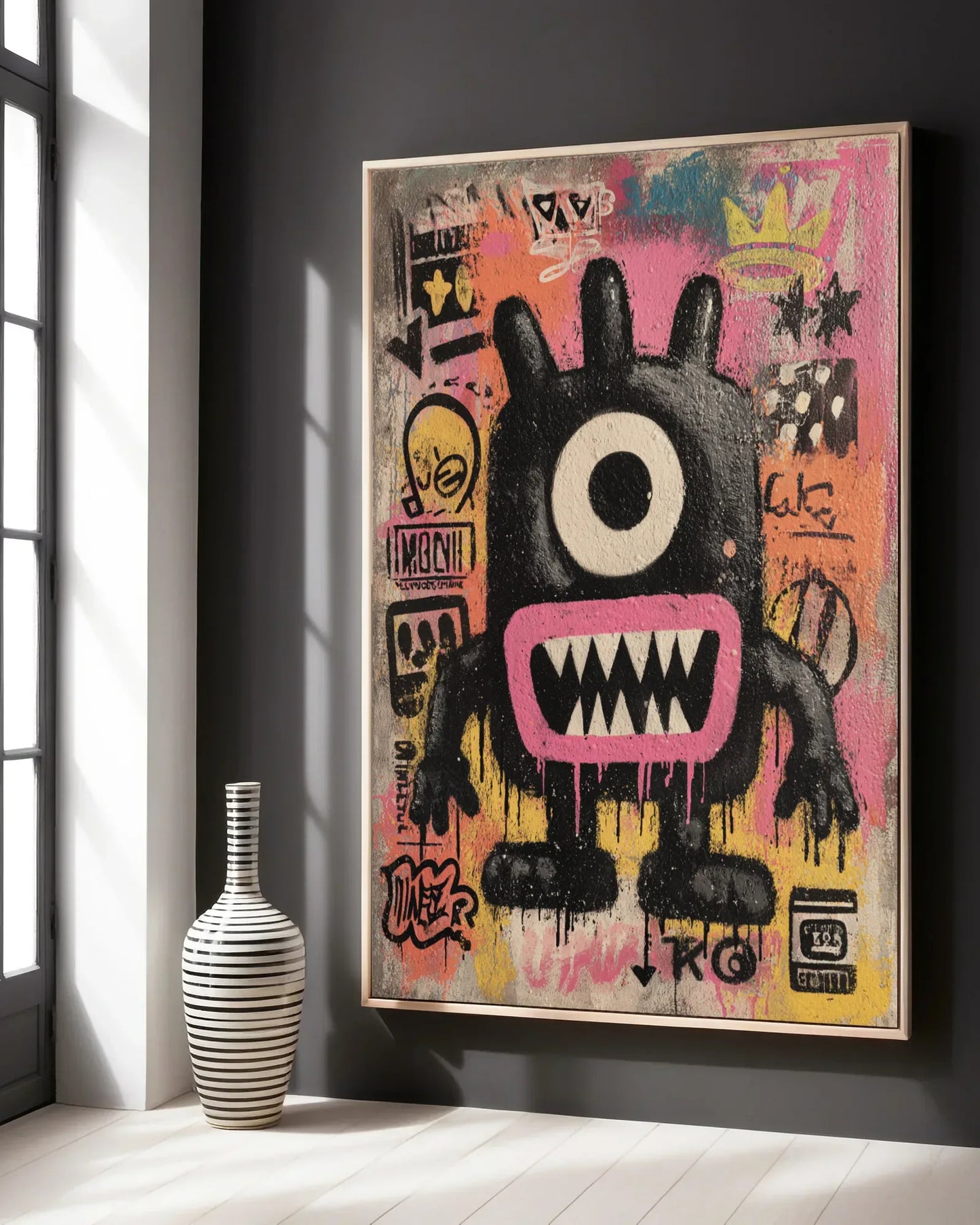 Modern Graffiti Canvas Art No.065