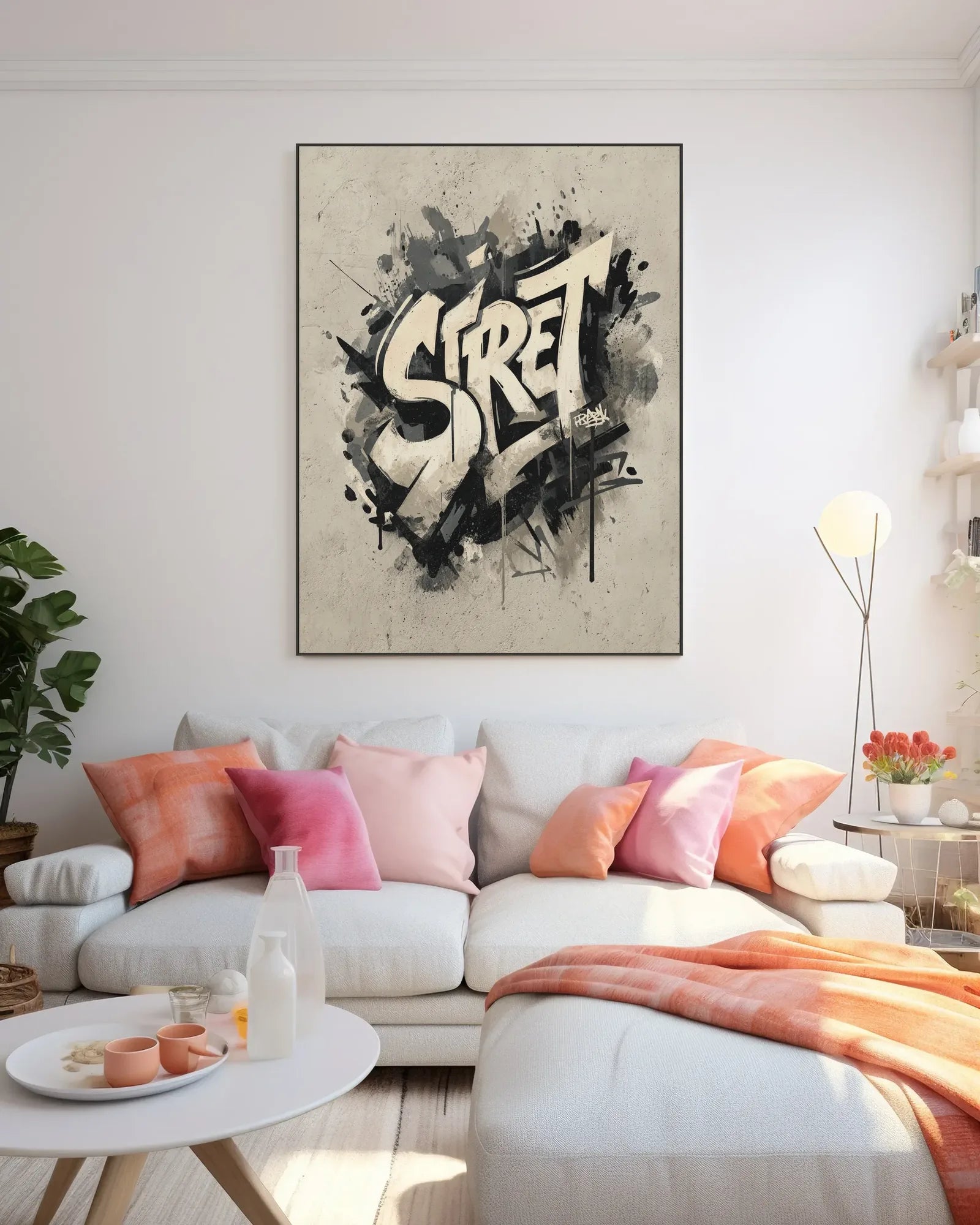 Modern Graffiti Canvas Painting No.064