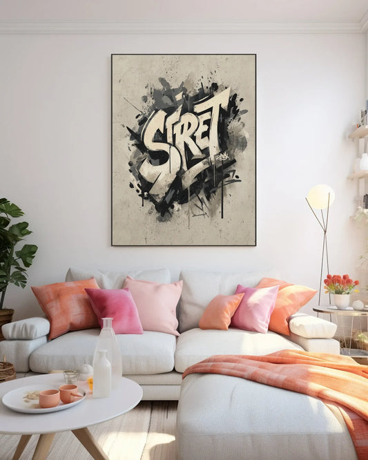 Modern Graffiti Canvas Painting No.064