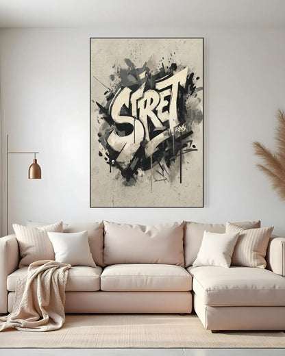 Modern Graffiti Canvas Painting No.064