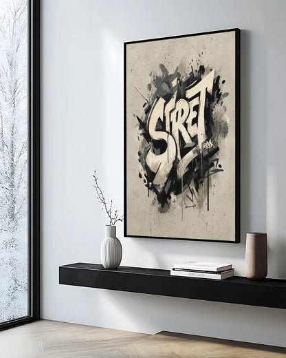 Modern Graffiti Canvas Painting No.064