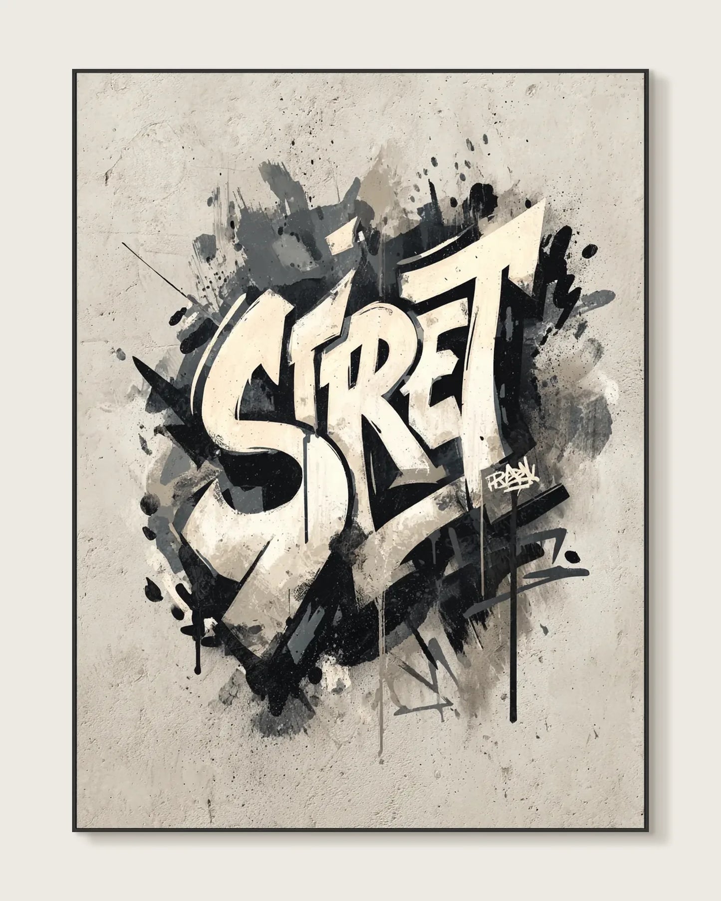 Modern Graffiti Canvas Painting No.064