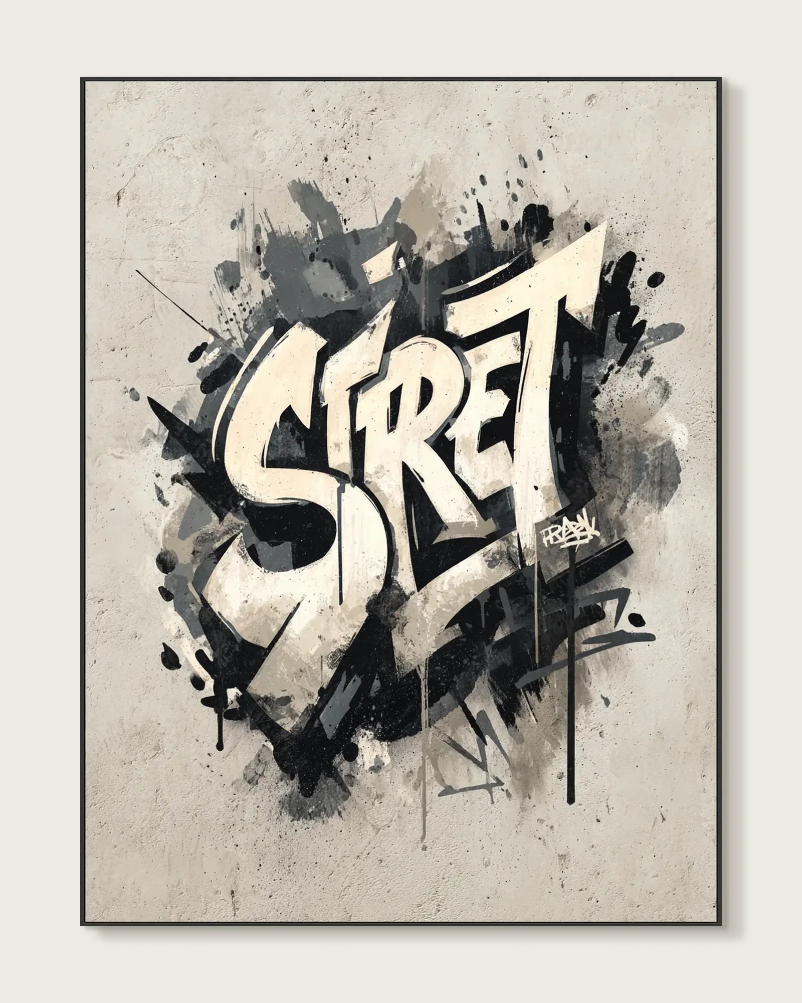 Modern Graffiti Canvas Painting No.064