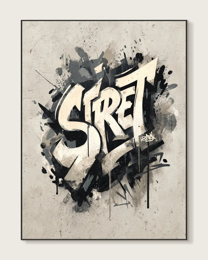 Modern Graffiti Canvas Painting No.064