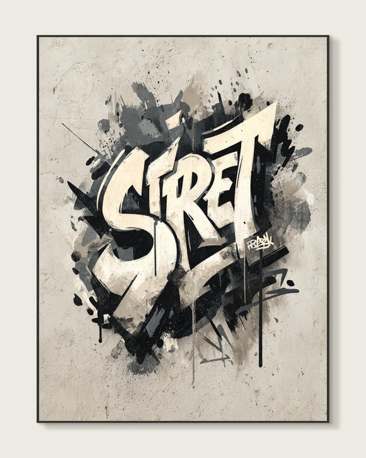 Modern Graffiti Canvas Painting No.064