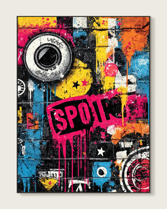 Modern Graffiti Wall Art No.061