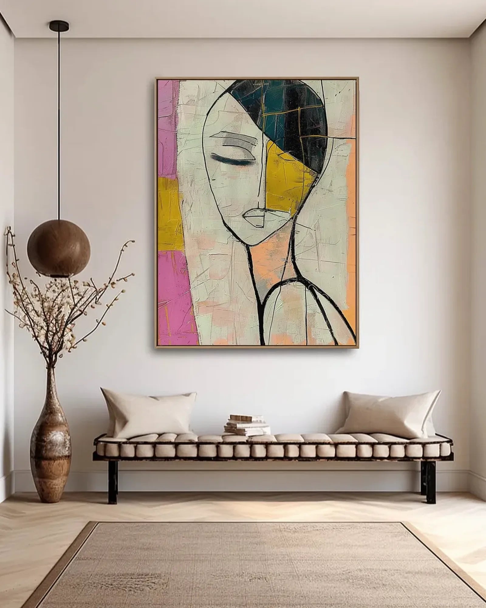 Modern Minimalist Wabi Sabi Artwork No.043