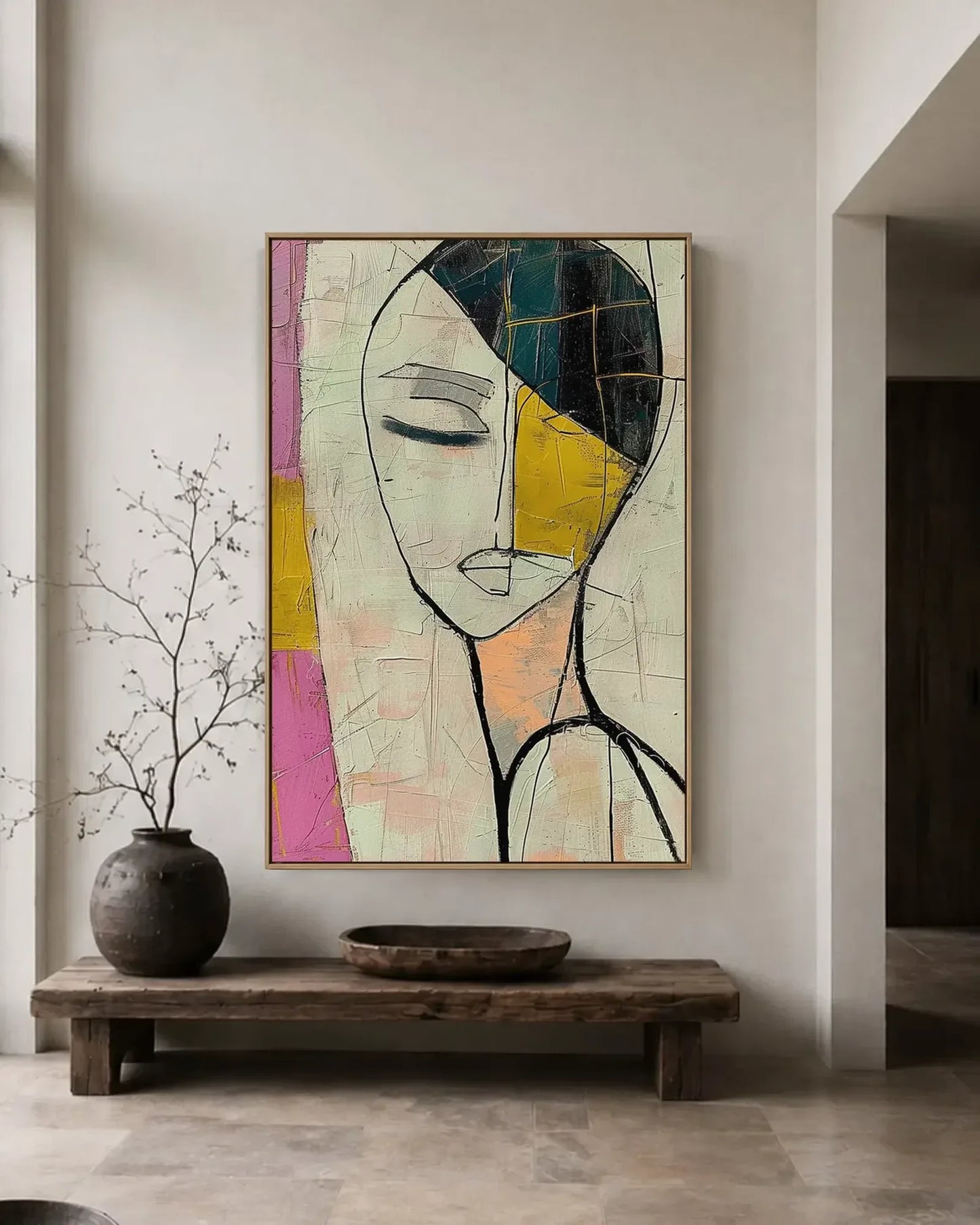 Modern Minimalist Wabi Sabi Artwork No.043