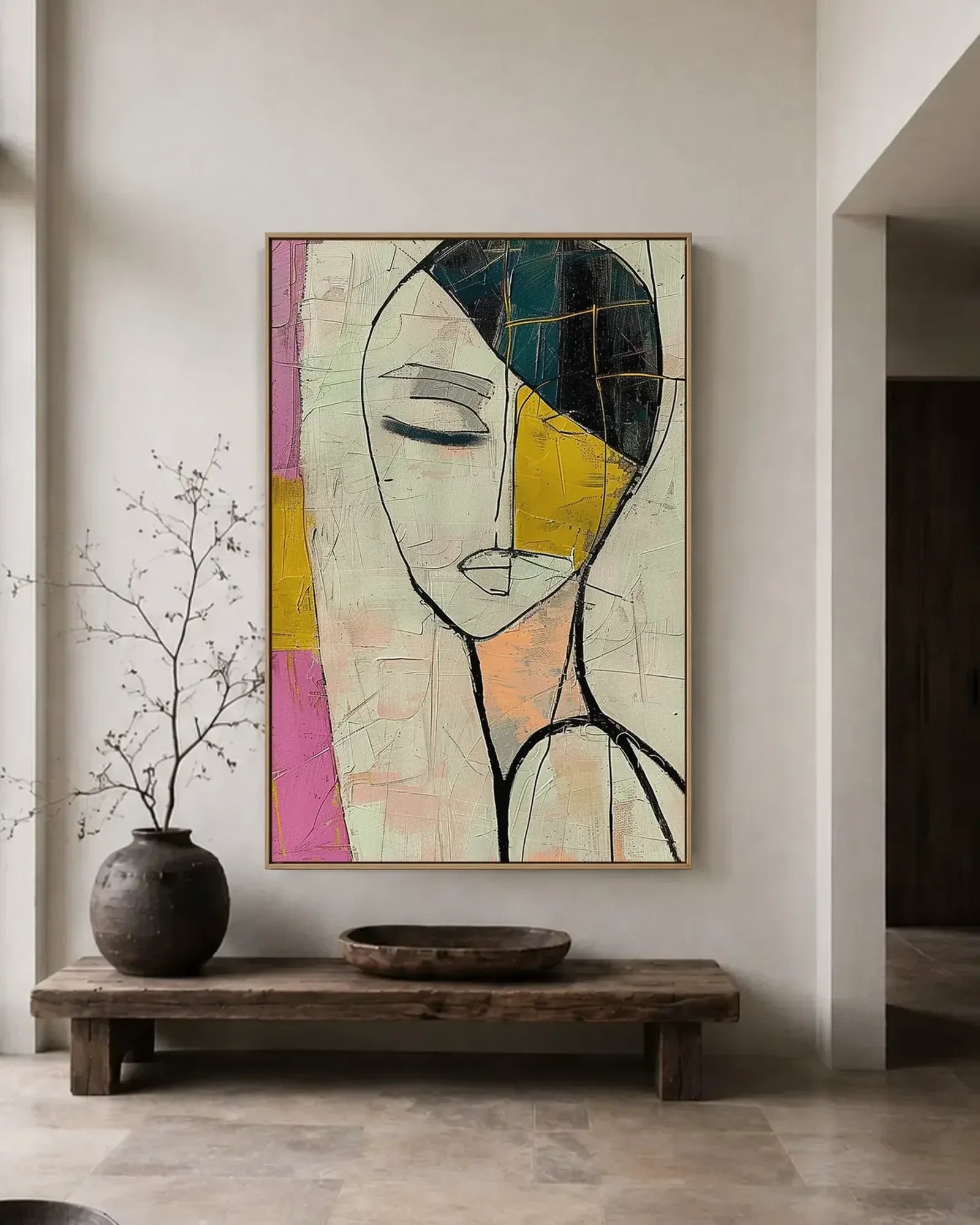 Modern Minimalist Wabi Sabi Artwork No.043