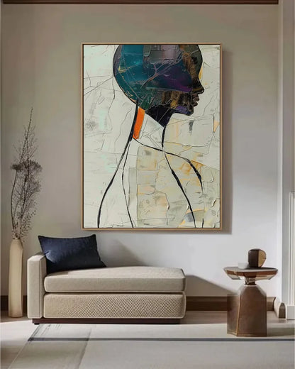 Modern Minimalist Wabi Sabi Canvas Art No.042