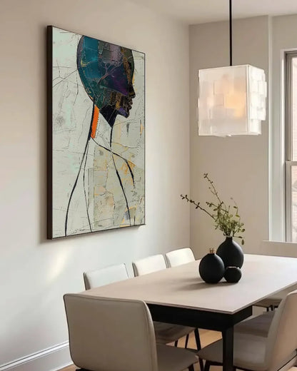 Modern Minimalist Wabi Sabi Canvas Art No.042